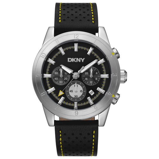 Front view of DKNY Bryant Park Chrono Men's Quartz Watch DK1G051L0025