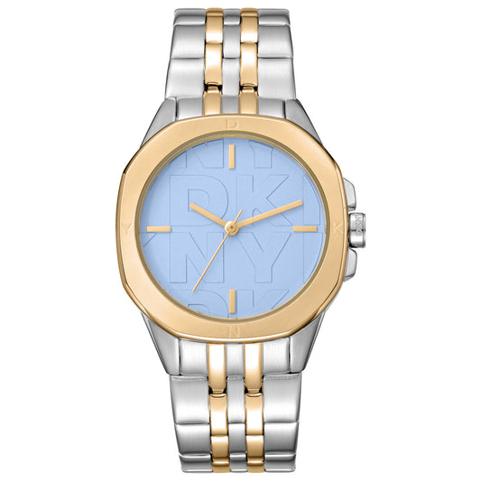 Front view of DKNY Brooklyn Midi Women's Quartz Watch DK1L012M0095