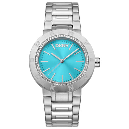 Front view of DKNY Eastside Logo Women's Quartz Watch DK1L023M0025