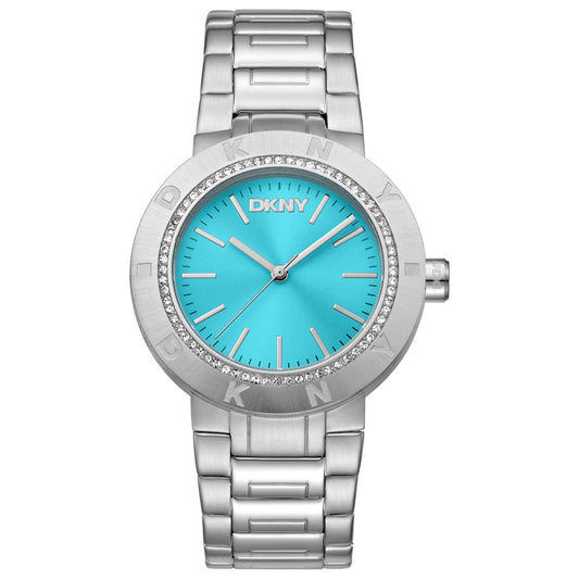 Front view of DKNY Eastside Logo Women's Quartz Watch DK1L023M0025