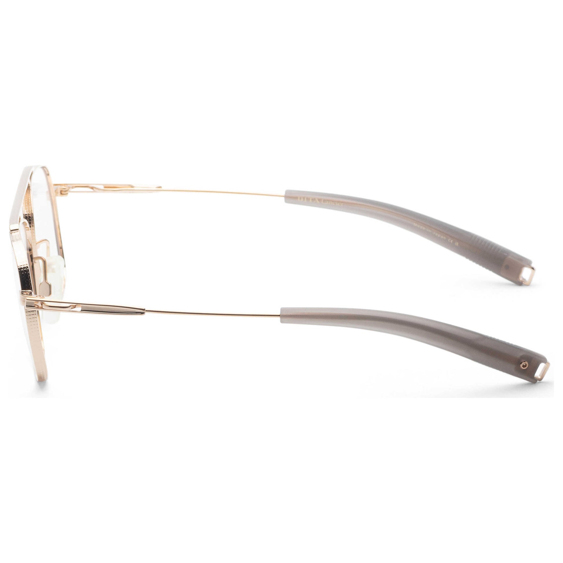 Left view of Dita Lancier Men's Sunglasses DLX105-53-02-Z