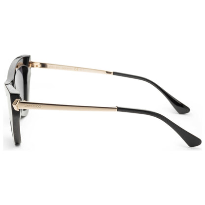 Left view of Jimmy Choo Donna Women's Sunglasses DONNA-S-80954-BLACK