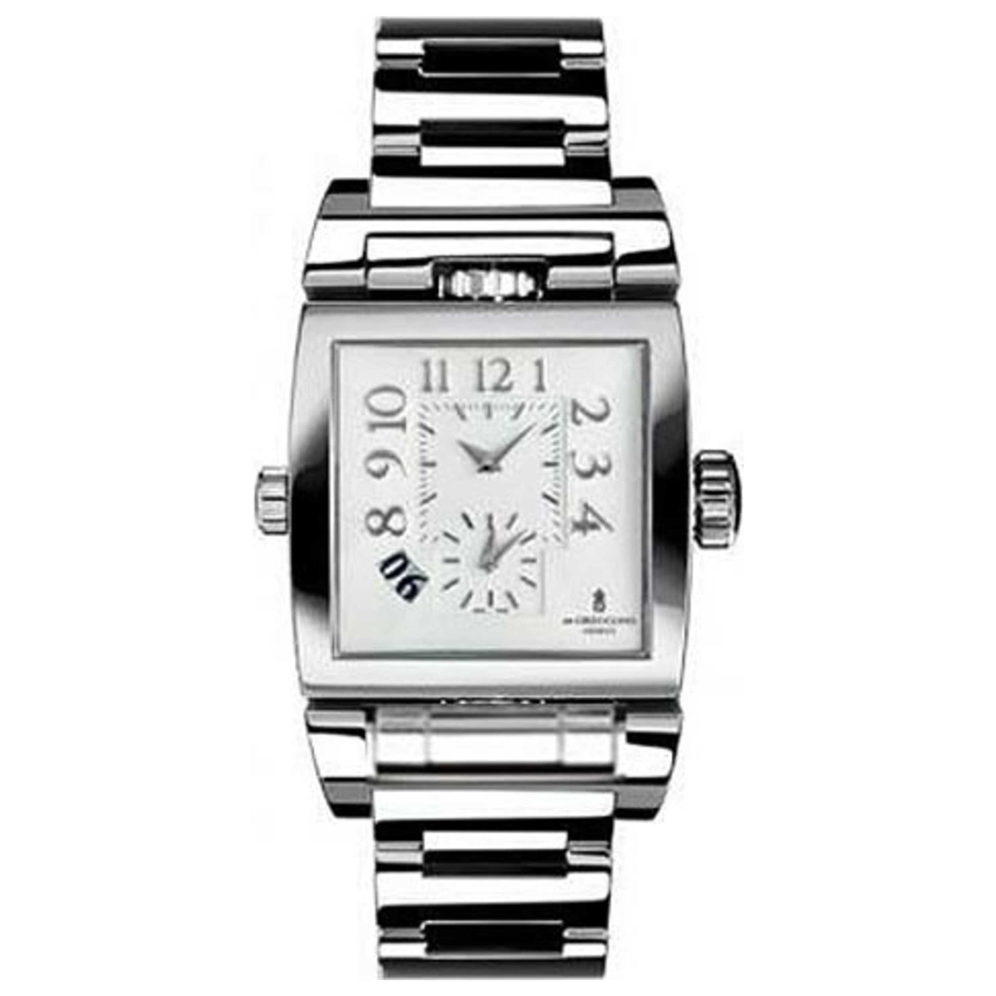 Front view of De Grisogono Doppio Men's Automatic Watch DOPPIO-CR-N02-B