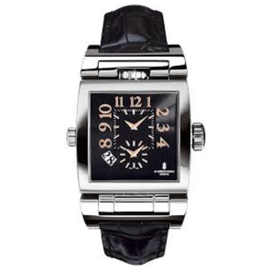 Front view of De Grisogono Doppio Men's Automatic Watch DOPPIO-TRE-N01-A