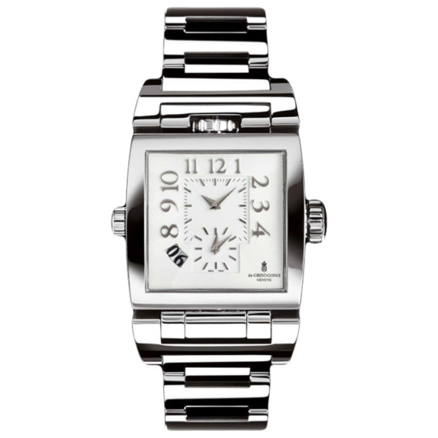 Front view of De Grisogono Doppio Men's Automatic Watch DOPPIO-TRE-N02-B