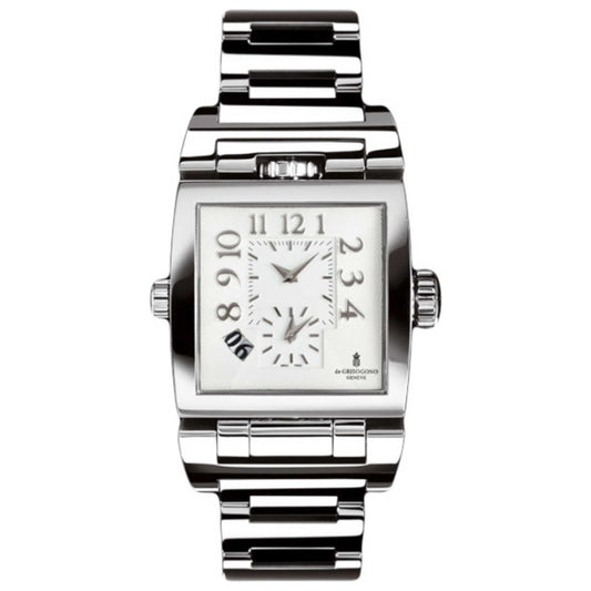 Front view of De Grisogono Doppio Men's Automatic Watch DOPPIO-TRE-N02-B