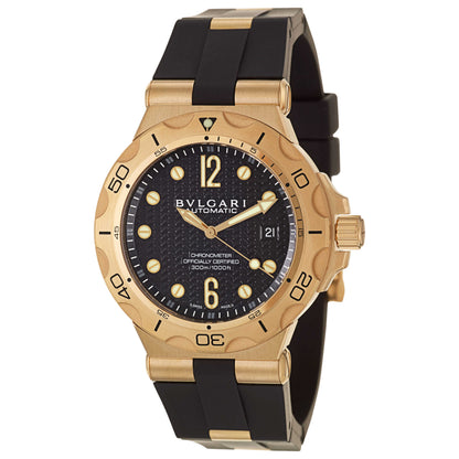 Front view of Bulgari Diagono Professional Men's Automatic Watch DP42BGVDSD