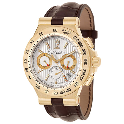 Front view of Bulgari Diagono Professional Men's Automatic Watch DP42C6GLDCH