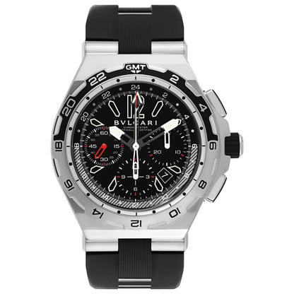 Front view of Bulgari Diagono Men's Automatic Watch DP45BSTVDCH-GMT