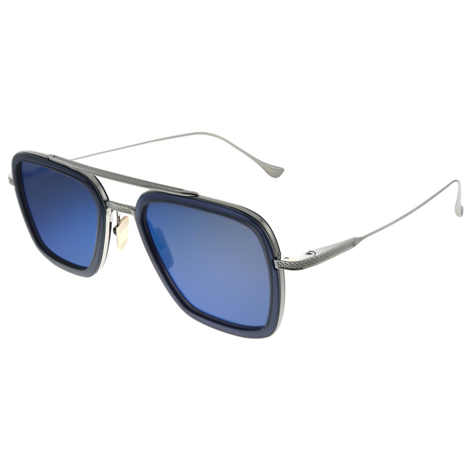 Front view of Dita Flight Unisex Sunglasses DT-7806-A-SMK-PLD-52