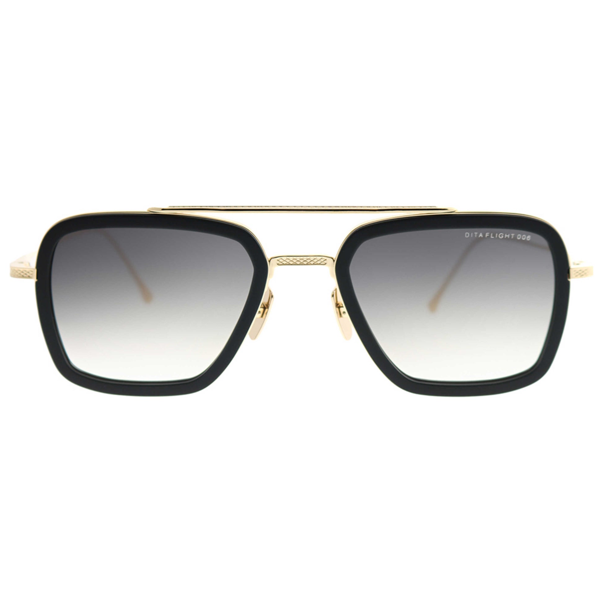 Dita Flight Unisex Sunglasses DT-7806-B-BLK-GLD-52 - Image #2