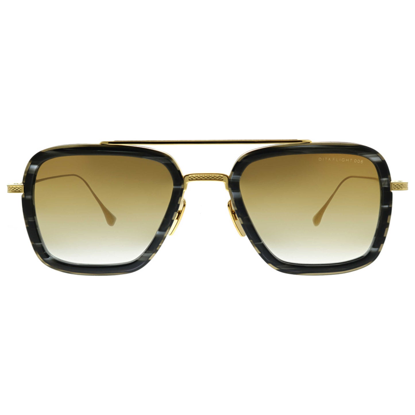 Dita Flight Unisex Sunglasses DT-7806-F-BLK-GLD-52 - Image #2
