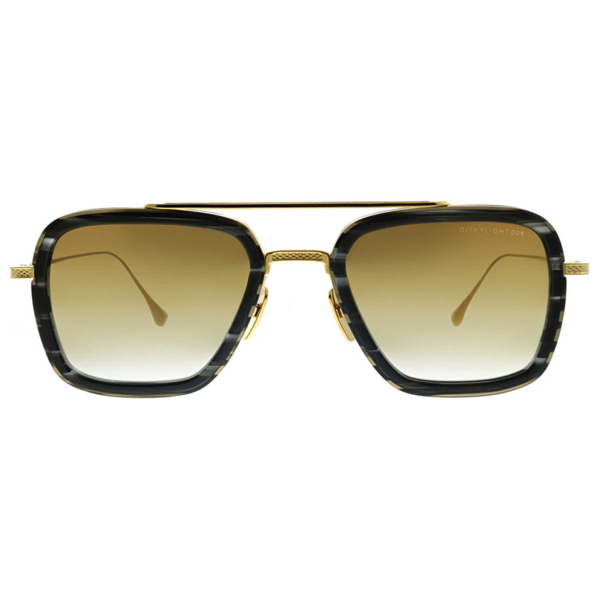 Dita Flight Unisex Sunglasses DT-7806-F-BLK-GLD-52 - Image #2