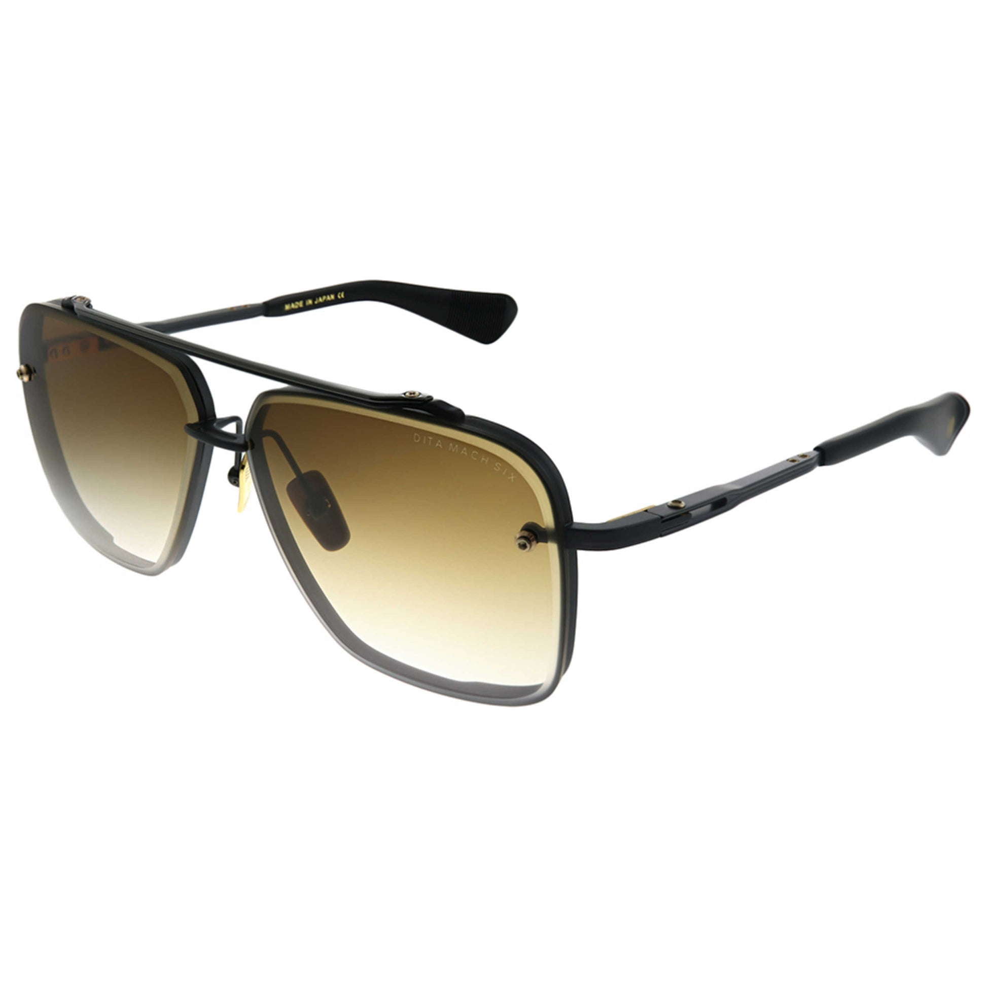 Front view of Dita Mach-Six Unisex Sunglasses DT-DTS121-62-03
