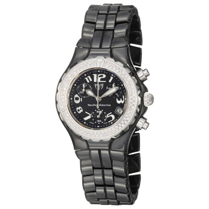 Front view of TechnoMarine Ceramic Women's Swiss Quartz (Battery-Powered) Watch DTLCCB02C