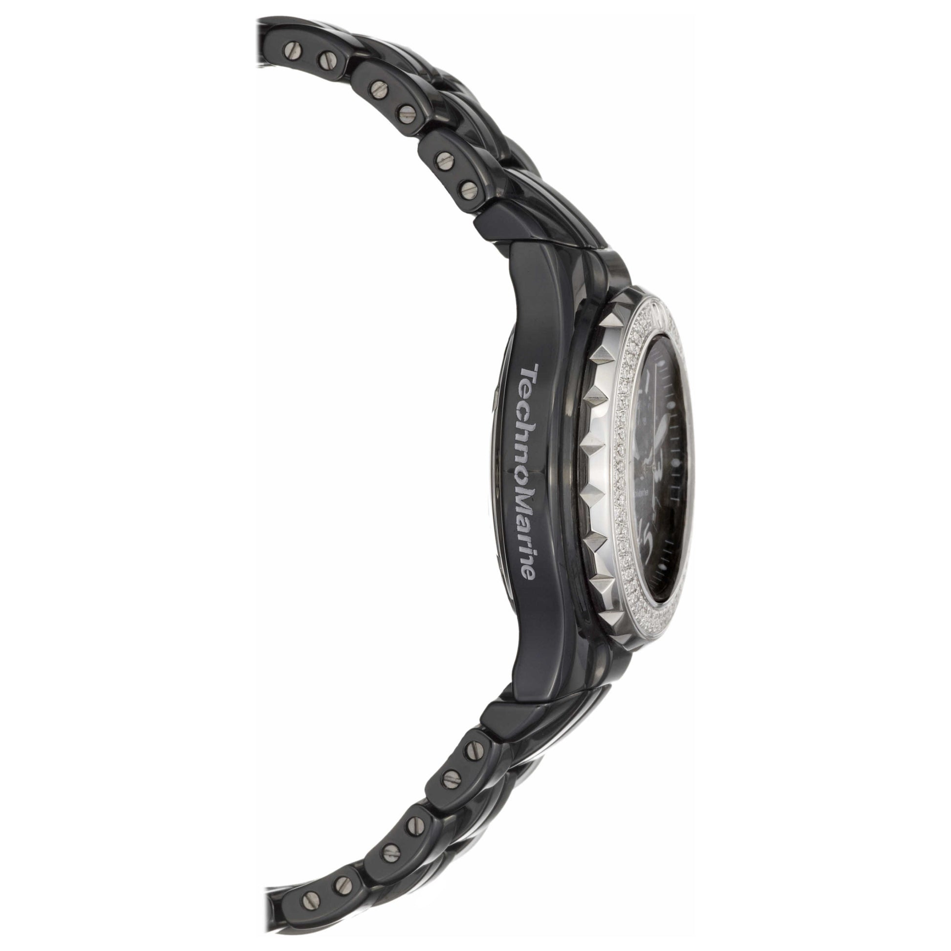 TechnoMarine Ceramic Women's Swiss Quartz (Battery-Powered) Watch DTLCCB02C - Image #3