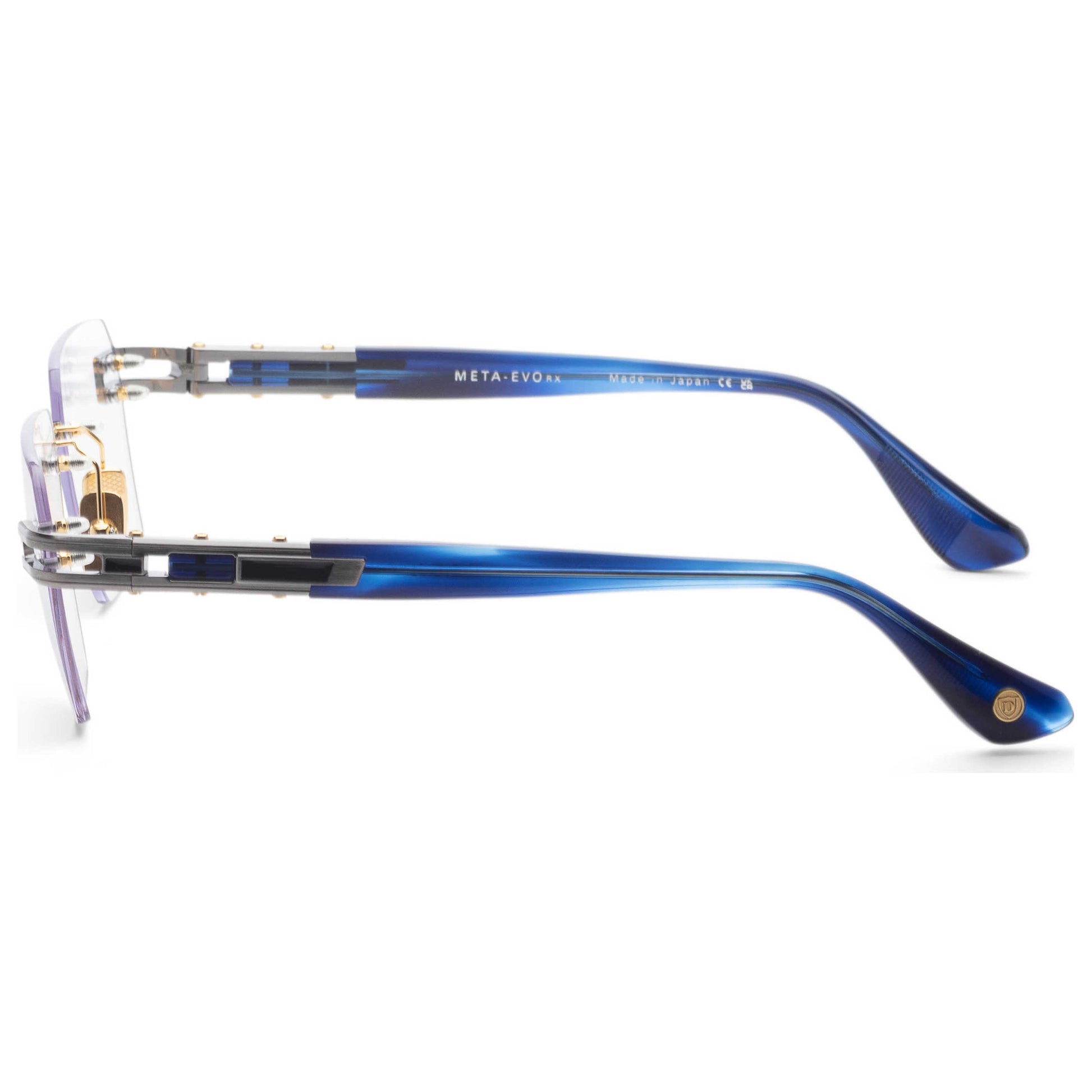 Left view of Dita Meta-Evo Unisex Opticals DTX154-A-02