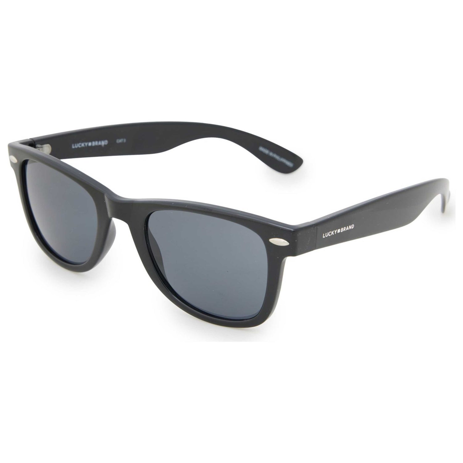 Front view of Lucky Brand Dusk Women's Sunglasses DUSK-0BLA-52