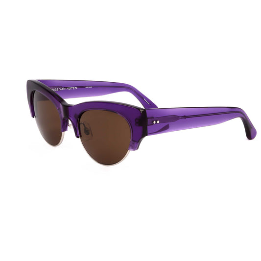 Front view of Linda Farrow Dries Van Noten Women's Sunglasses DVN100-C3-53