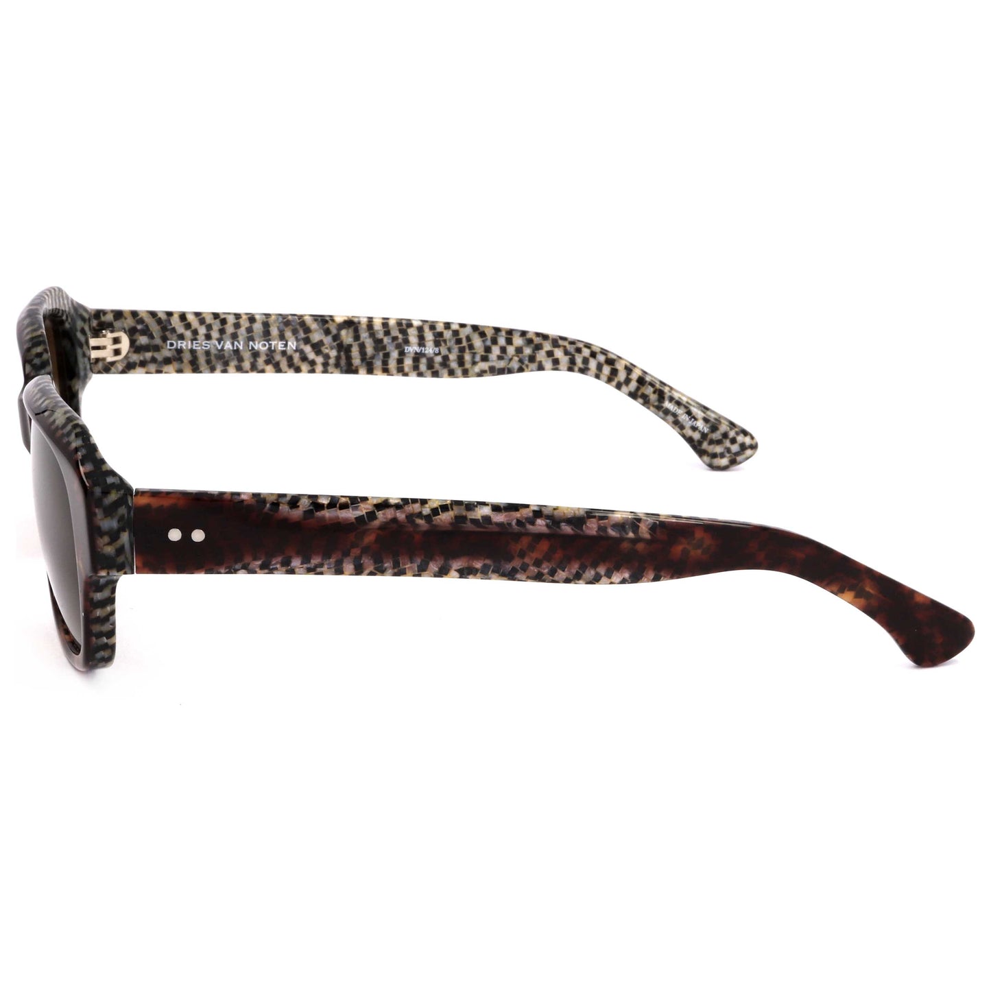 Linda Farrow Dries Van Noten Men's Sunglasses DVN124-C8-52 - Image #3