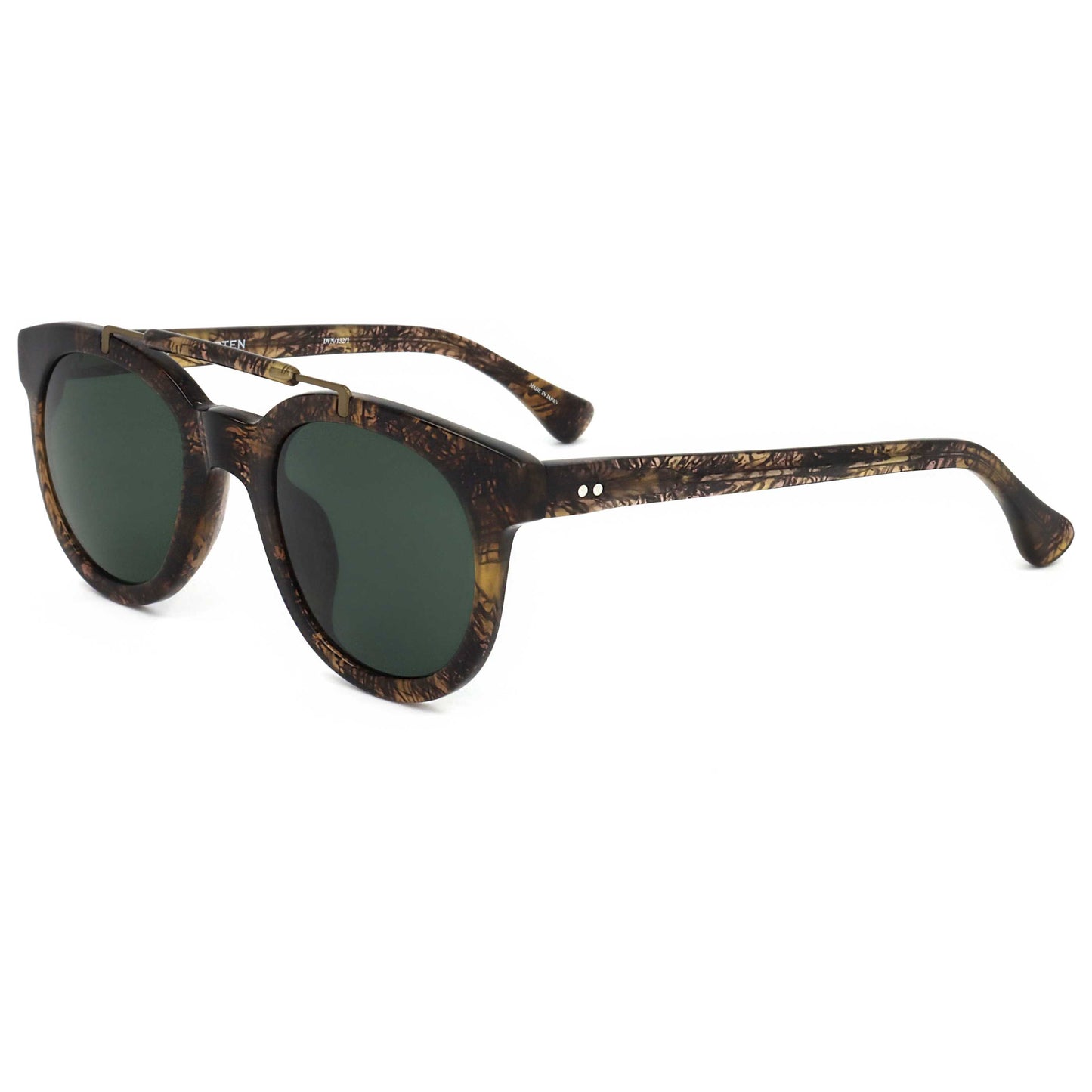 Front view of Linda Farrow Dries Van Noten Men's Sunglasses DVN132-C1-46
