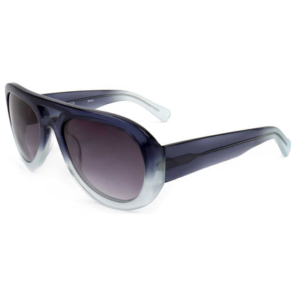 Front view of Linda Farrow Dries Van Noten Unisex Sunglasses DVN25-C1