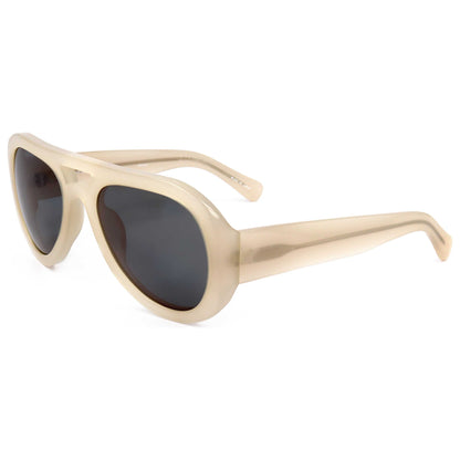 Front view of Linda Farrow Dries Van Noten Unisex Sunglasses DVN25-C5-54