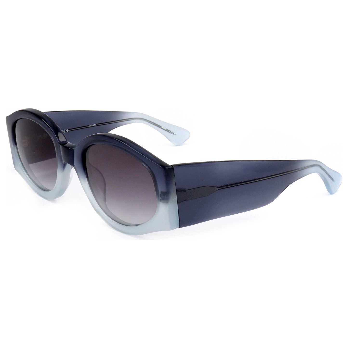 Front view of Linda Farrow Dries Van Noten Unisex Sunglasses DVN27-C1-50
