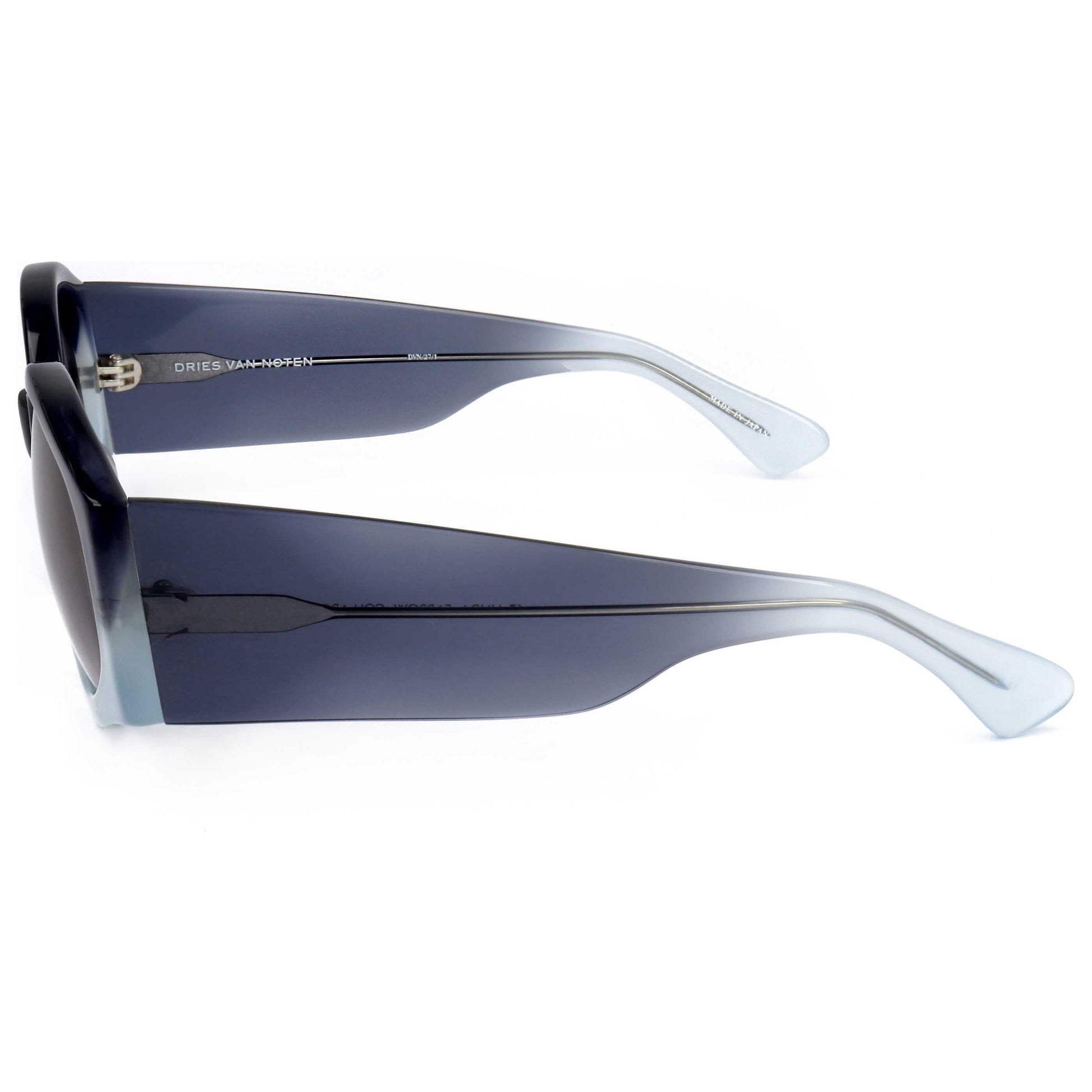 Linda Farrow Dries Van Noten Unisex Sunglasses DVN27-C1-50 - Image #3