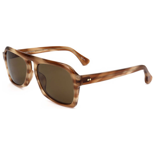 Front view of Linda Farrow Dries Van Noten Men's Sunglasses DVN39-C2-55