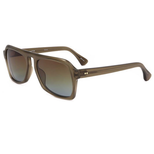 Front view of Linda Farrow Dries Van Noten Unisex Sunglasses DVN39-C6-55