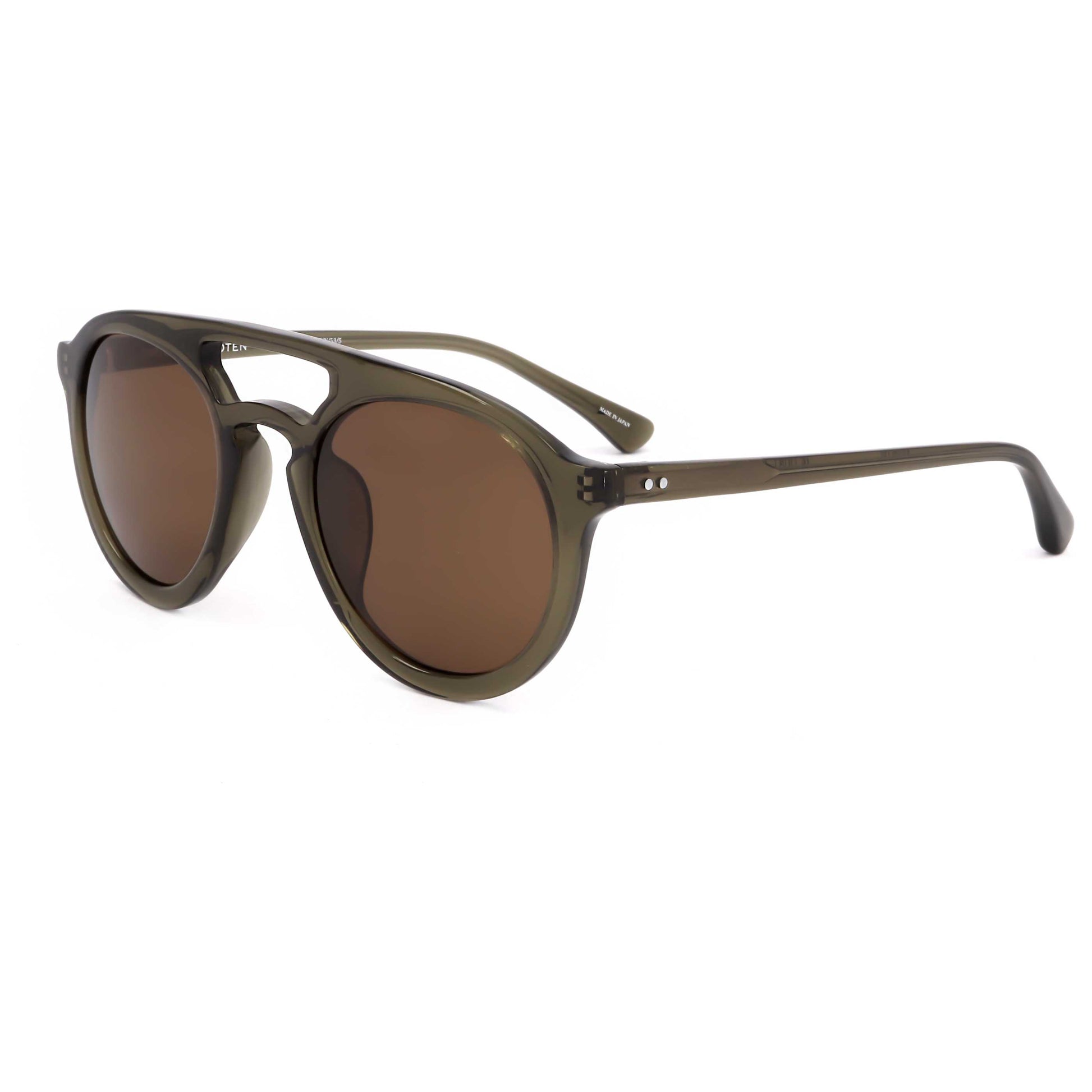 Front view of Linda Farrow Dries Van Noten Unisex Sunglasses DVN53-C5
