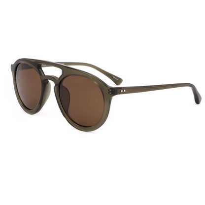 Front view of Linda Farrow Dries Van Noten Unisex Sunglasses DVN53-C5