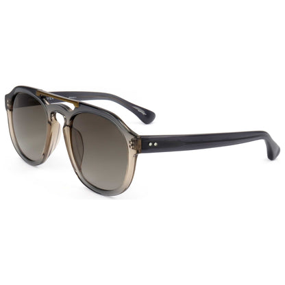 Front view of Linda Farrow Dries Van Noten Unisex Sunglasses DVN55-C11-50