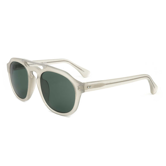 Front view of Linda Farrow Dries Van Noten Unisex Sunglasses DVN55-C6-50