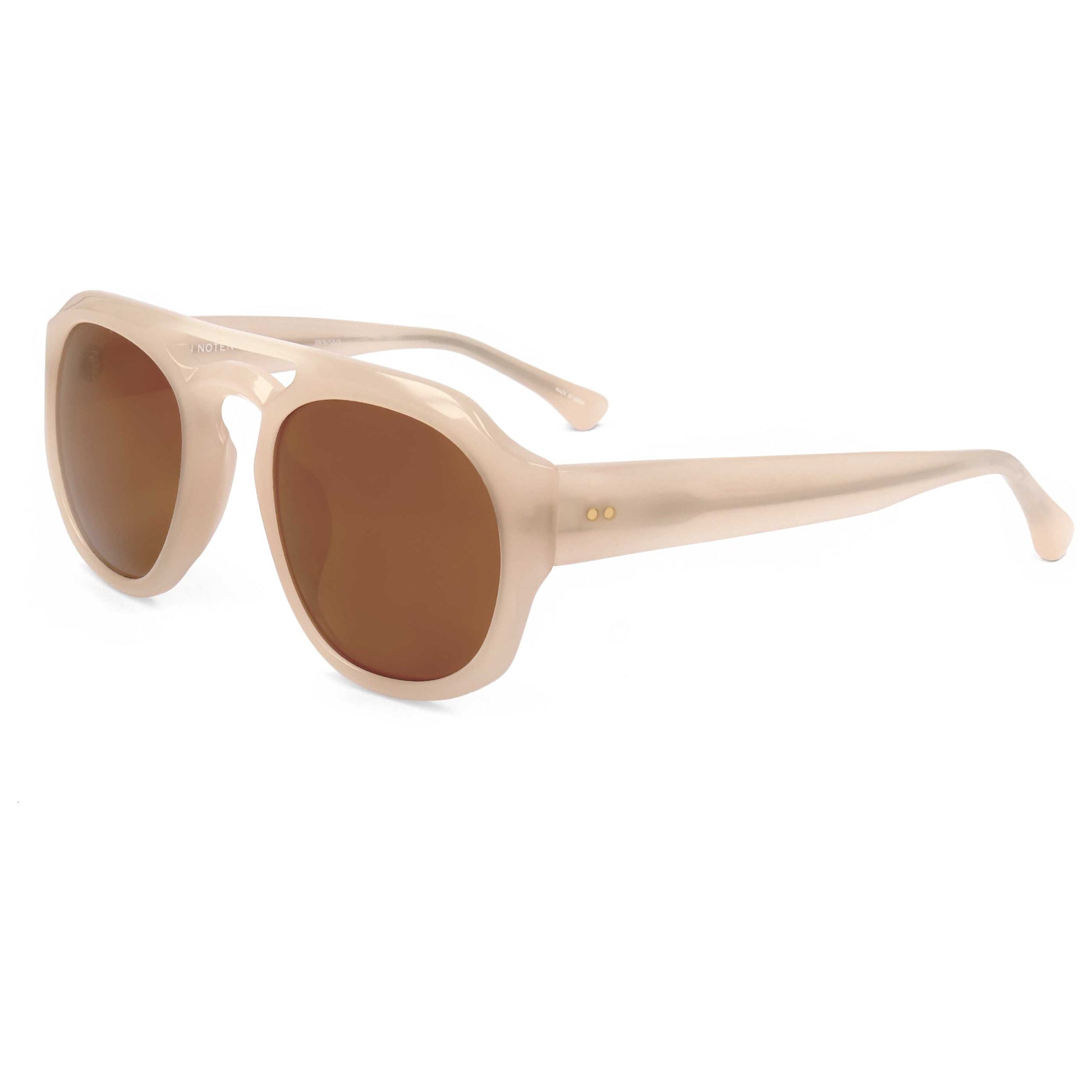 Front view of Linda Farrow Dries Van Noten Unisex Sunglasses DVN58-C3-49