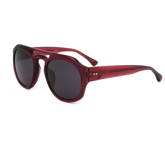 Front view of Linda Farrow Dries Van Noten Unisex Sunglasses DVN58-C6-49