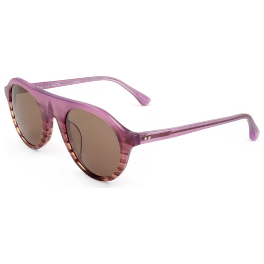 Front view of Linda Farrow Dries Van Noten Men's Sunglasses DVN63-C3-49