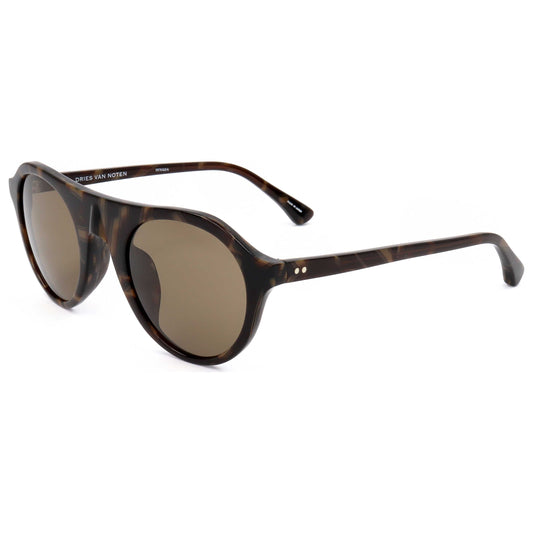 Front view of Linda Farrow Dries Van Noten Men's Sunglasses DVN63-C4-49