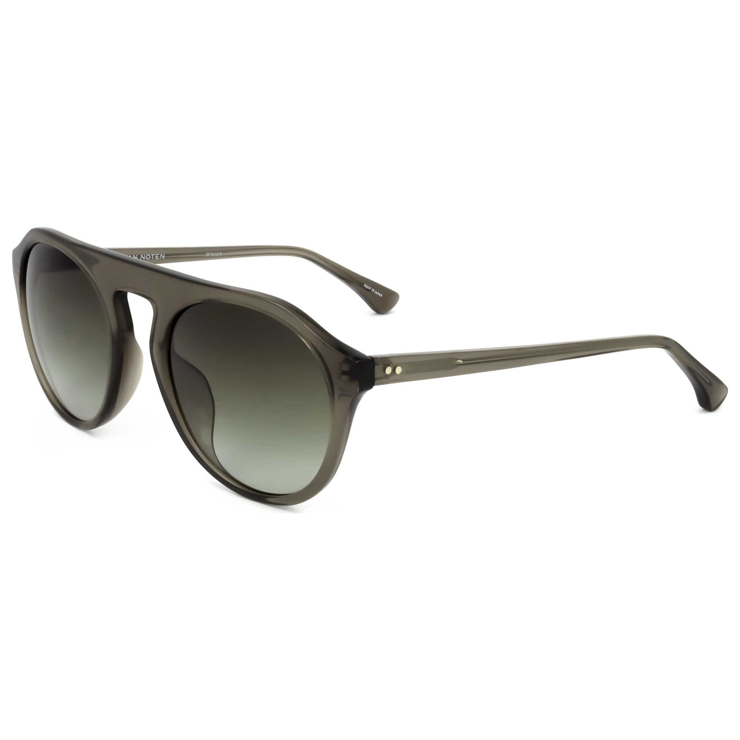 Front view of Linda Farrow Dries Van Noten Unisex Sunglasses DVN65-C1-54