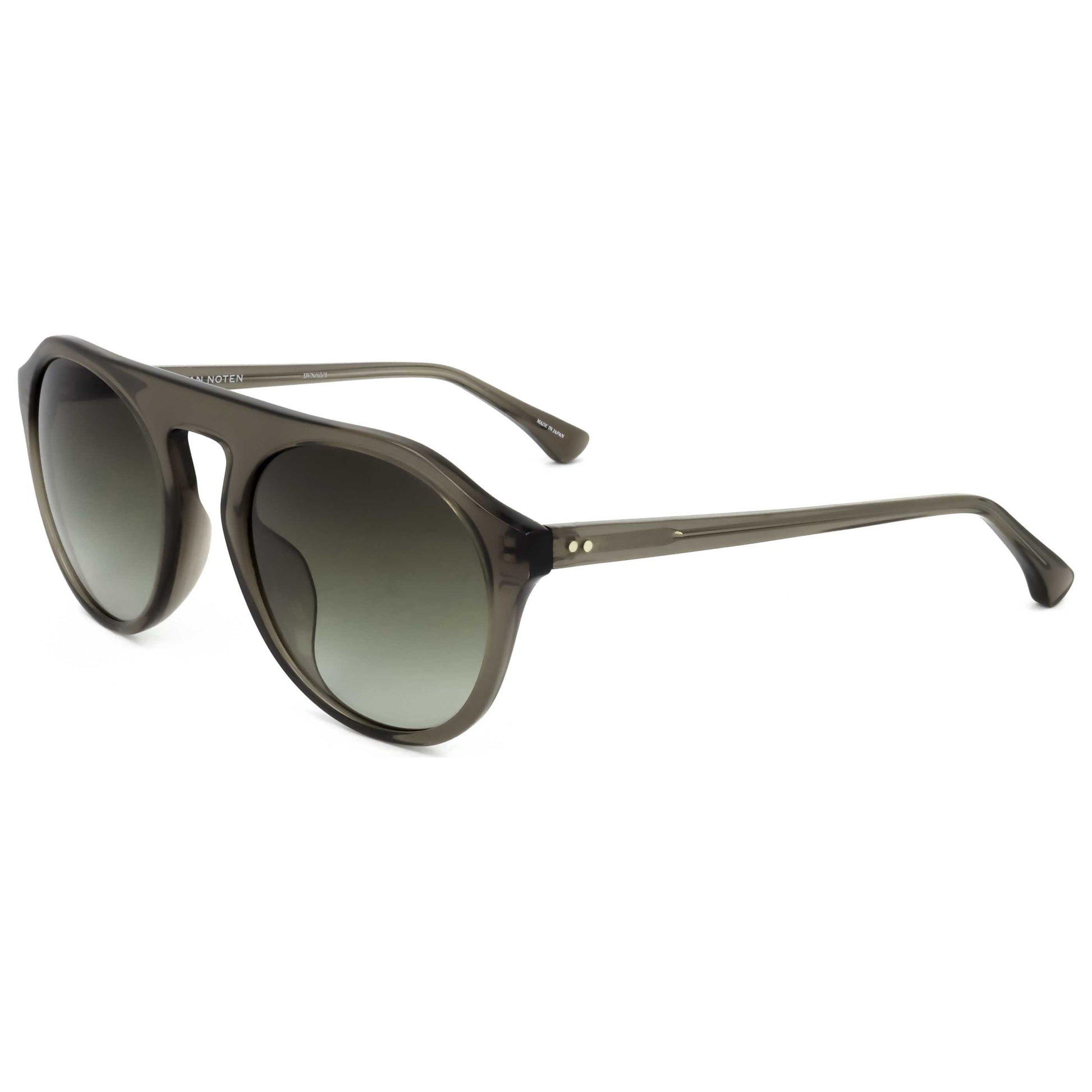 Front view of Linda Farrow Dries Van Noten Unisex Sunglasses DVN65-C1-54