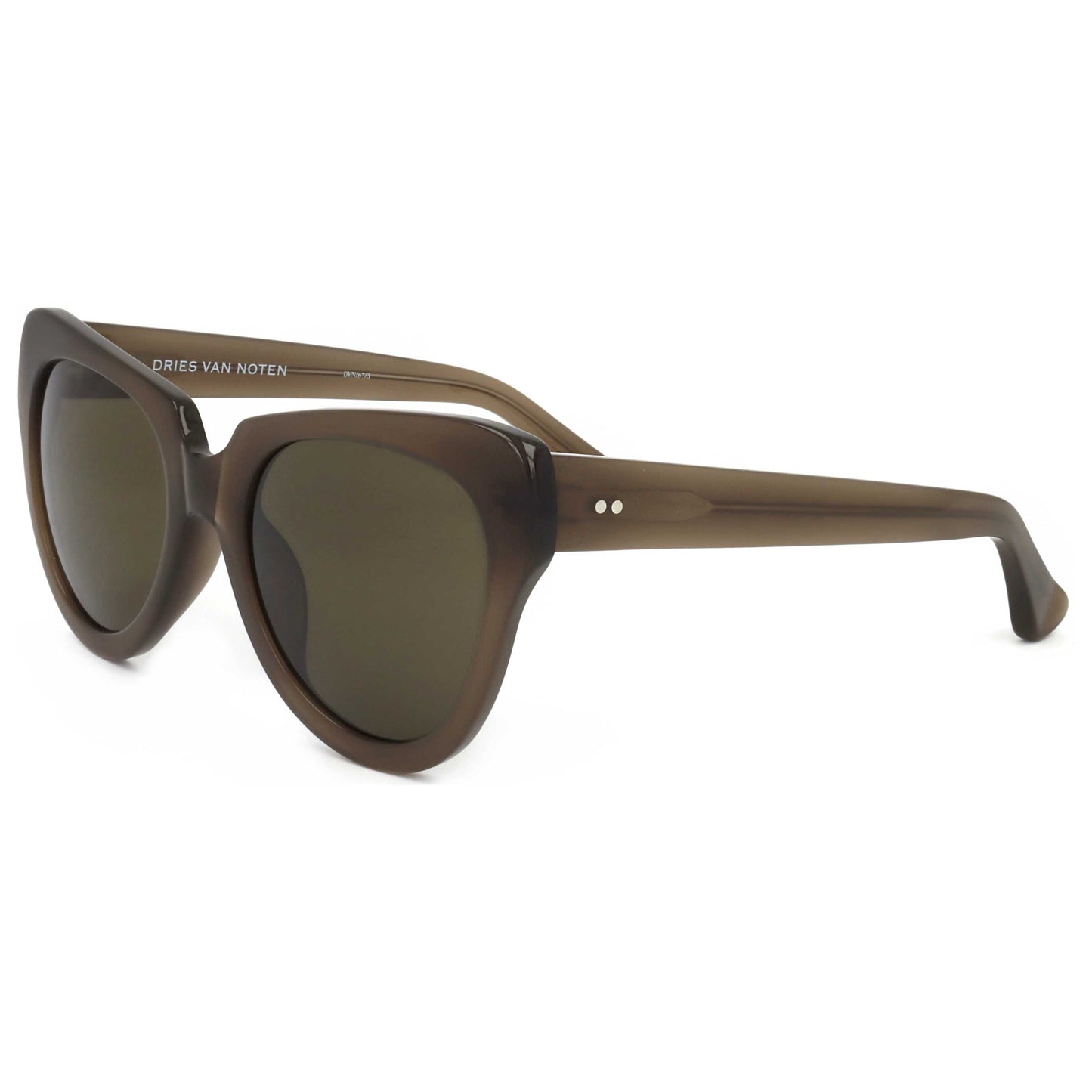 Front view of Linda Farrow Dries Van Noten Women's Sunglasses DVN67-C3-53