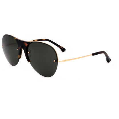Front view of Linda Farrow Dries Van Noten Men's Sunglasses DVN71-C1-60