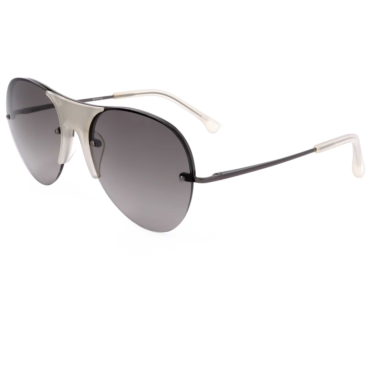 Front view of Linda Farrow Dries Van Noten Men's Sunglasses DVN71-C2-60