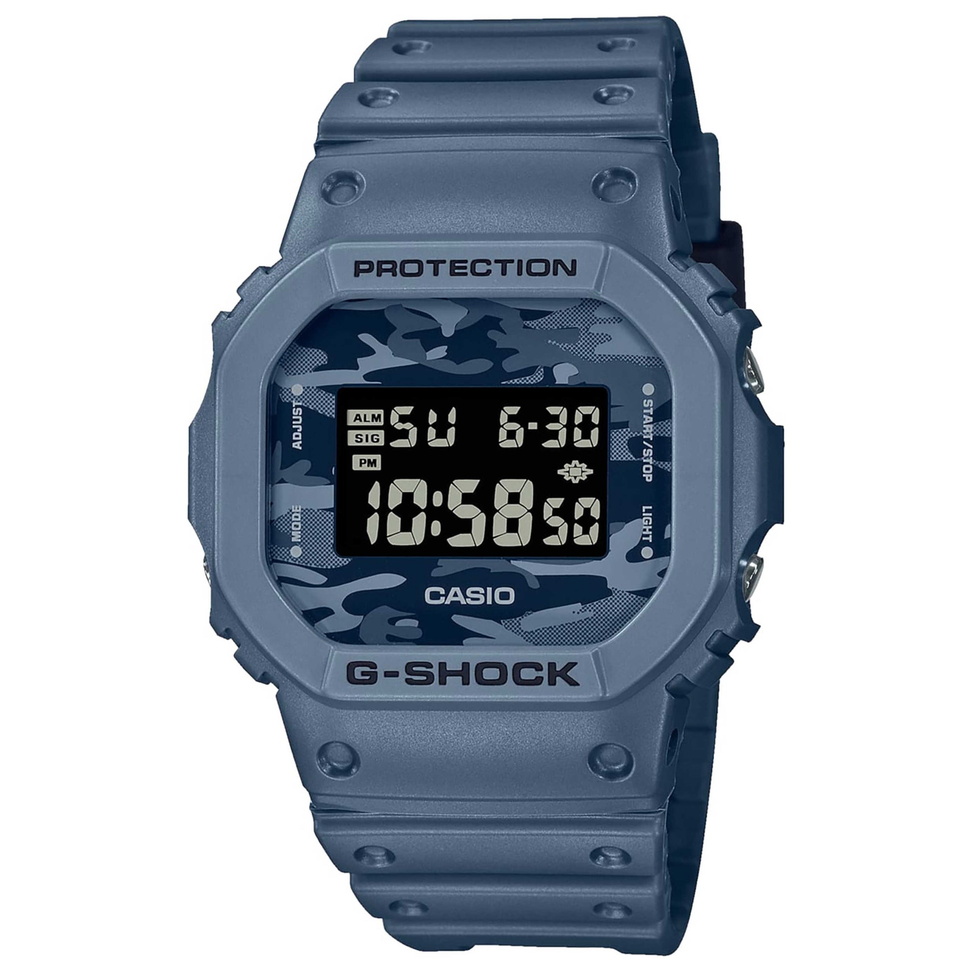 Front view of Casio G-Shock Men's Quartz Watch DW-5600CA-2ER