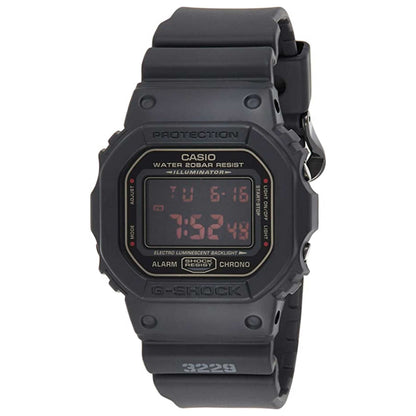 Front view of Casio G-Shock Men's Quartz Watch DW-5600MS-1HDR