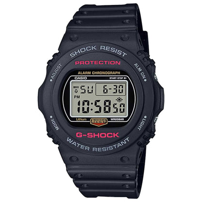 Front view of Casio G-Shock Men's Quartz Watch DW-5750E-1DR