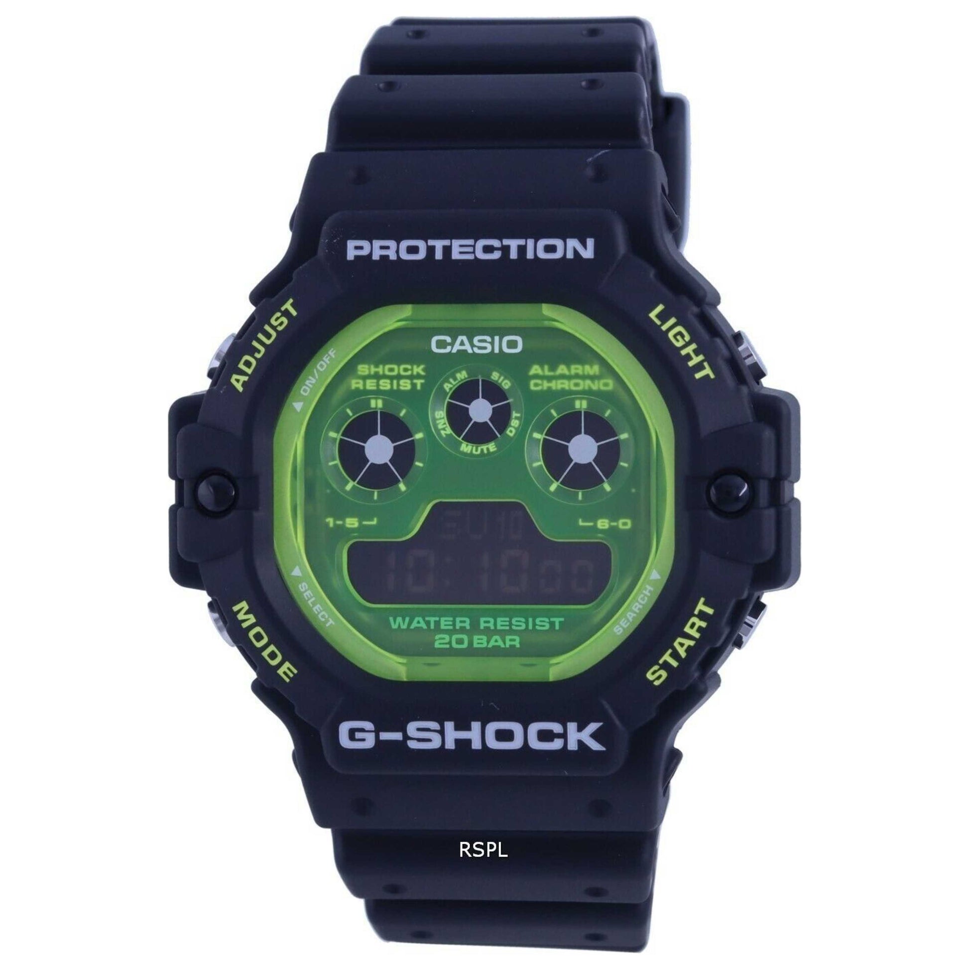 Front view of Casio G-Shock Men's Quartz Watch DW-5900TS-1DR