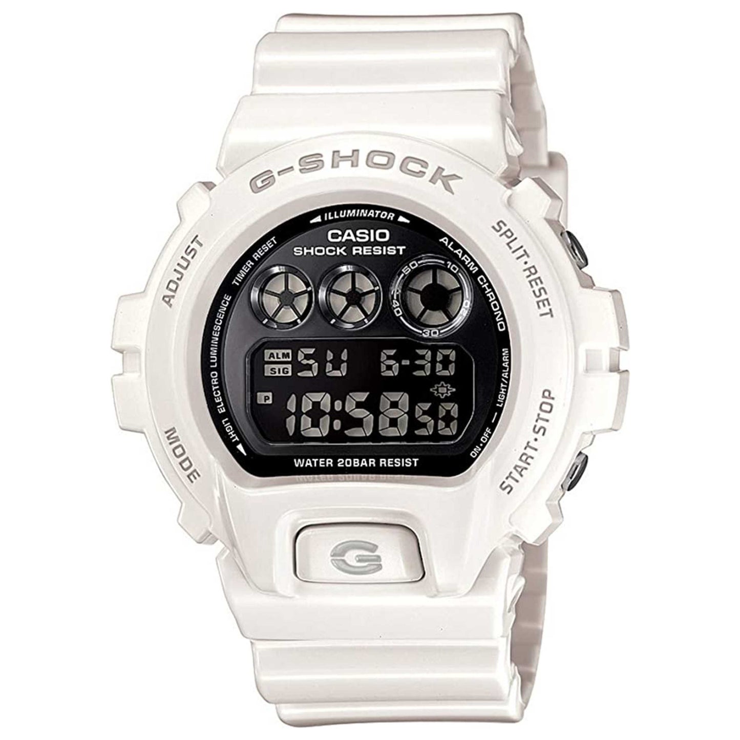 Front view of Casio G-Shock Men's Quartz Watch DW-6900NB-7HDR