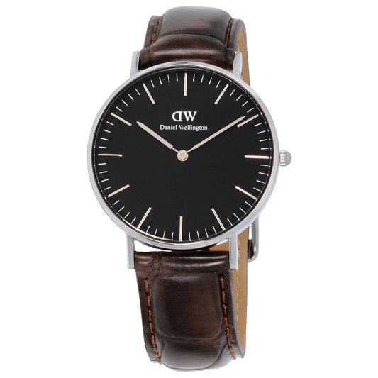 Front view of Daniel Wellington Classic York Unisex Quartz Watch DW00100146